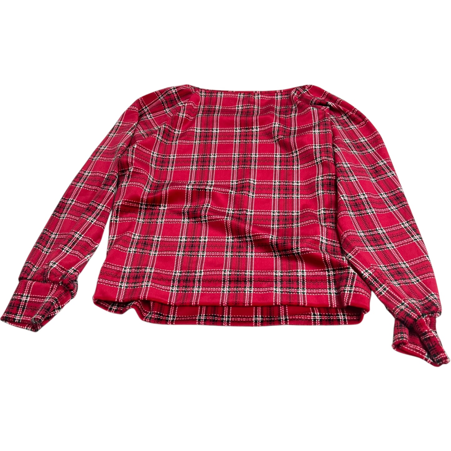 Top Long Sleeve By Loft In Red, Size: M