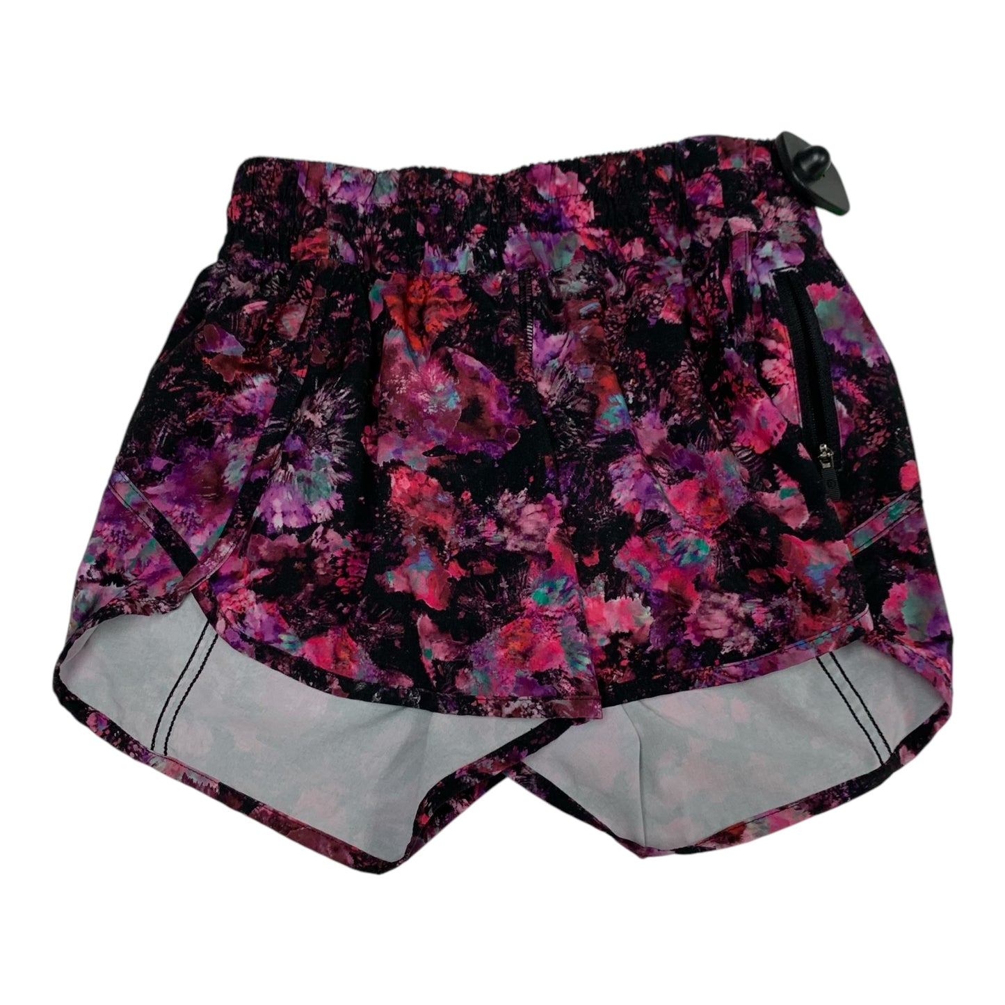 Athletic Shorts By Lululemon In Pink & Purple, Size: S