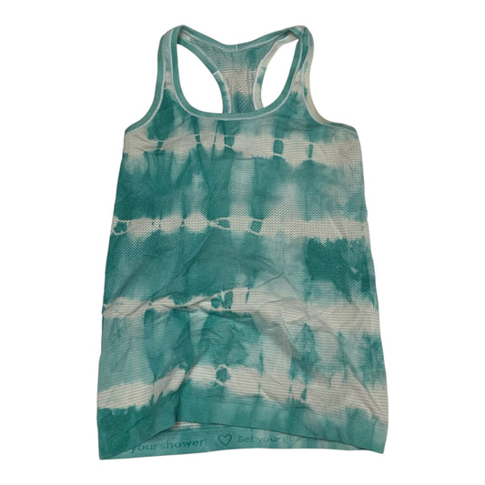 Athletic Tank Top By Lululemon In Teal, Size: S