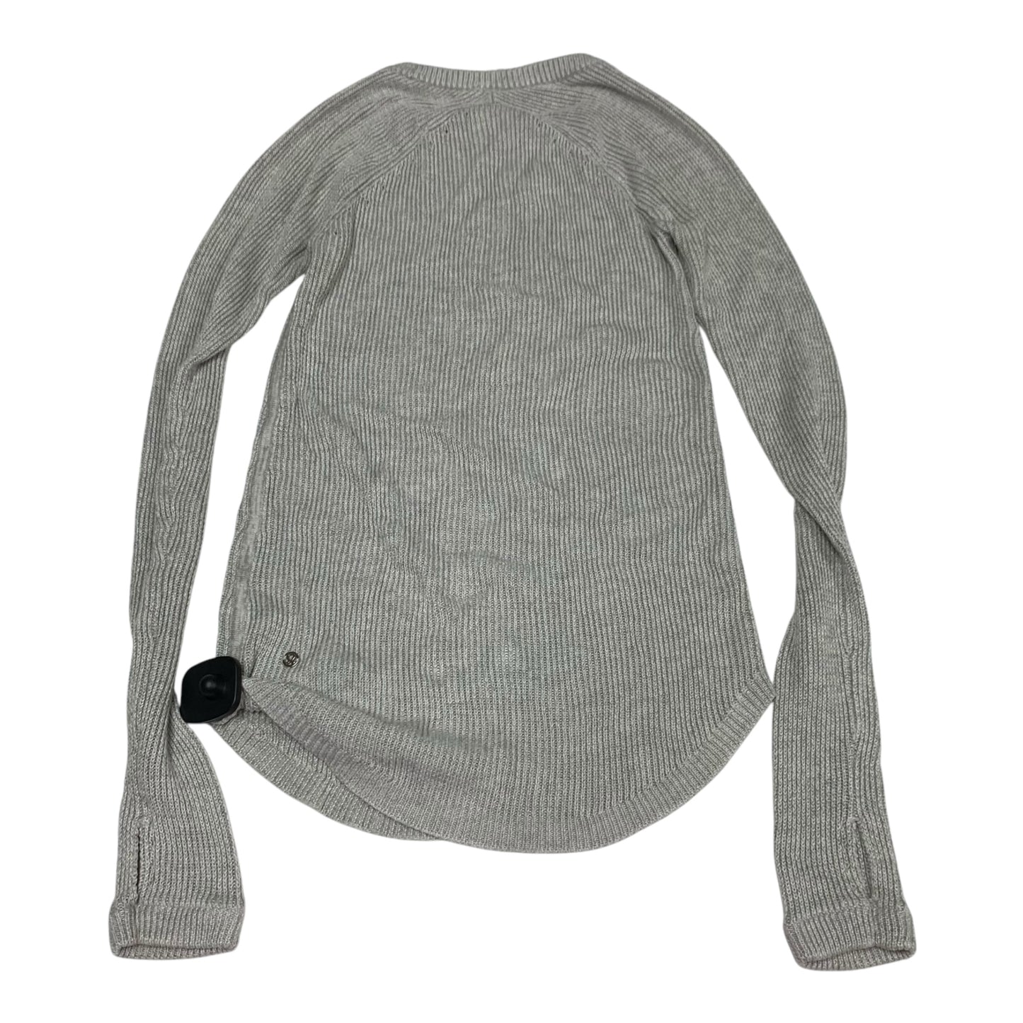 Top Long Sleeve By Lululemon In Grey, Size: S