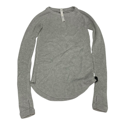 Top Long Sleeve By Lululemon In Grey, Size: S