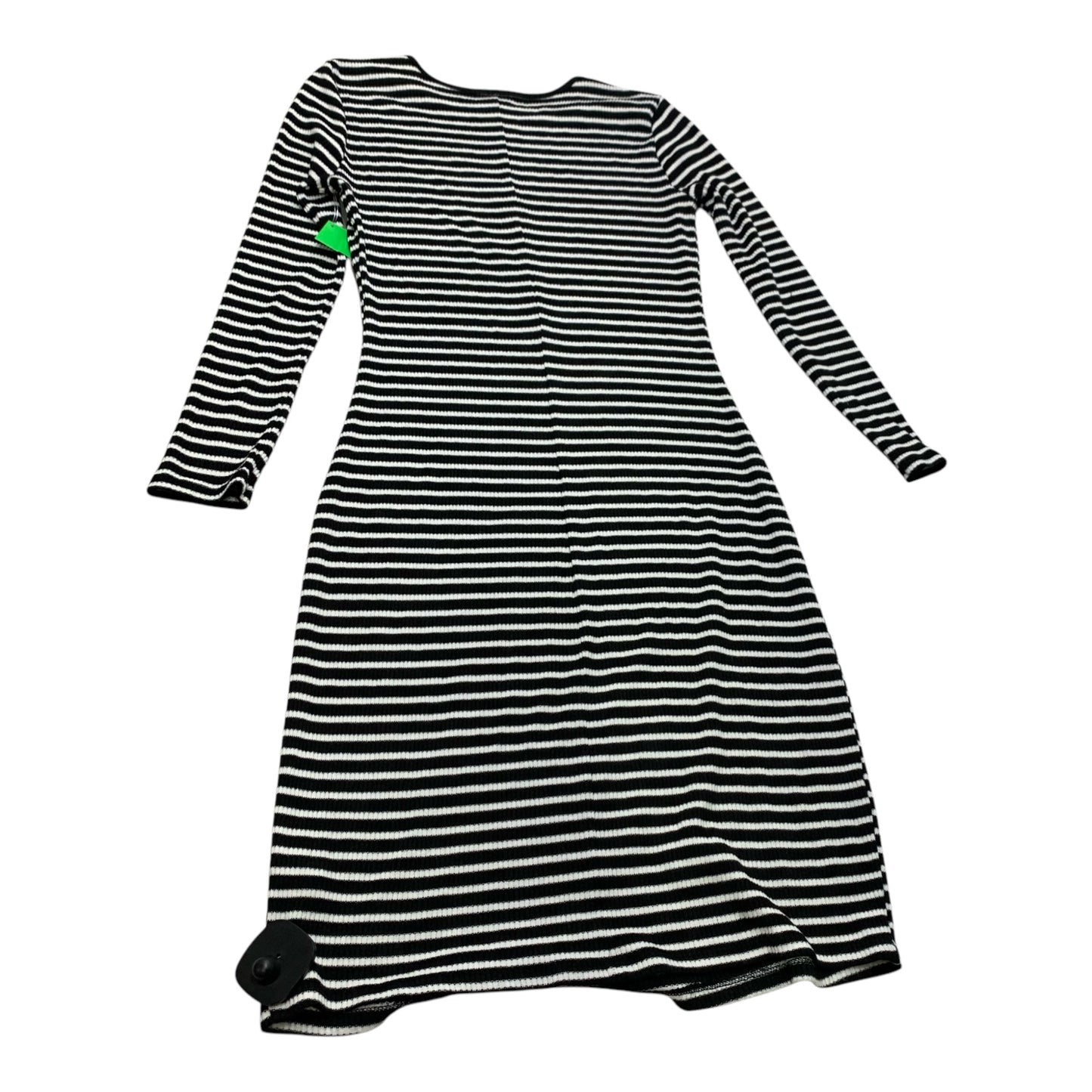 Dress Casual Midi By Old Navy In Black & White, Size: S