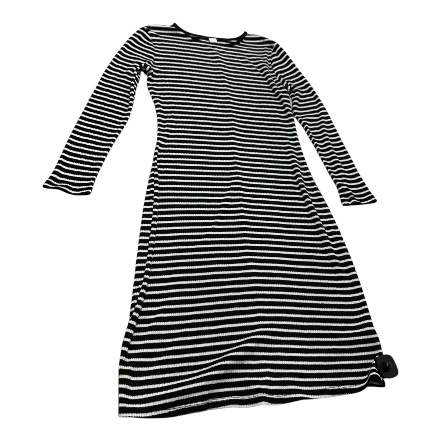 Dress Casual Midi By Old Navy In Black & White, Size: S