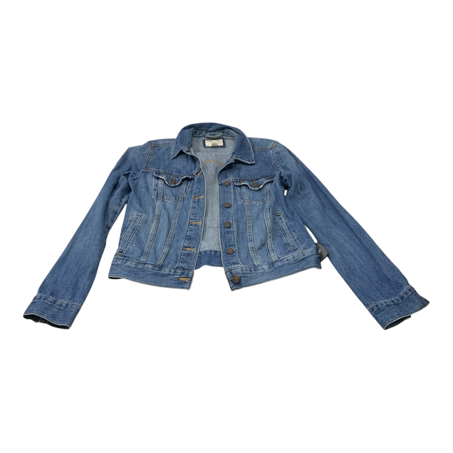 Jacket Denim By Forever 21 In Blue Denim, Size: M