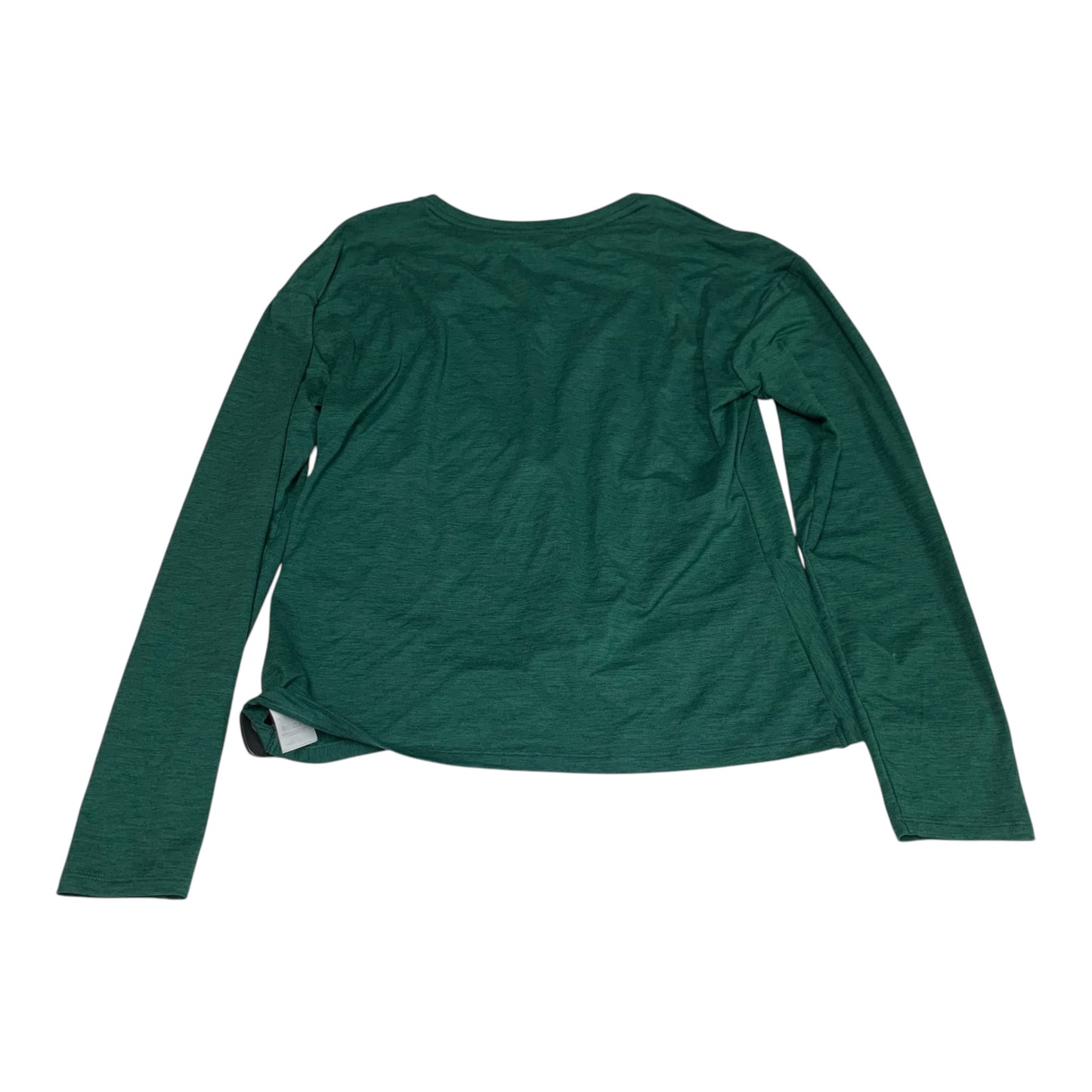 Athletic Top Long Sleeve Crewneck By Gap In Green, Size: M