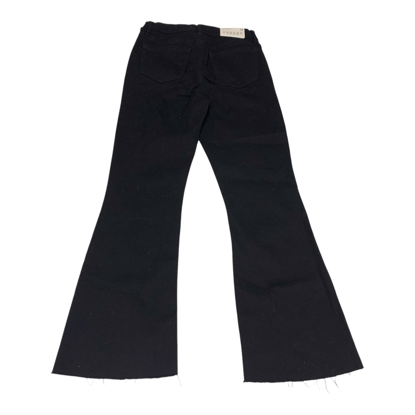 Jeans Straight By Harper In Black Denim, Size: 0