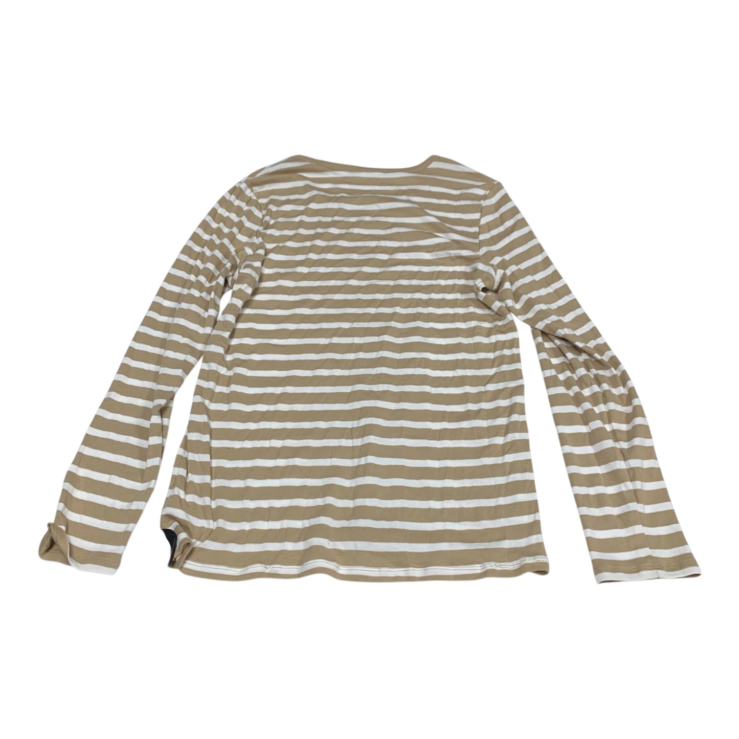 Top Long Sleeve By Gap In Beige, Size: Xl