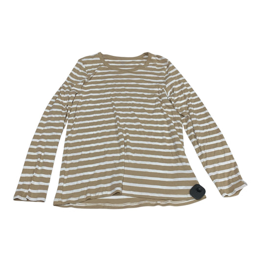 Top Long Sleeve By Gap In Beige, Size: Xl