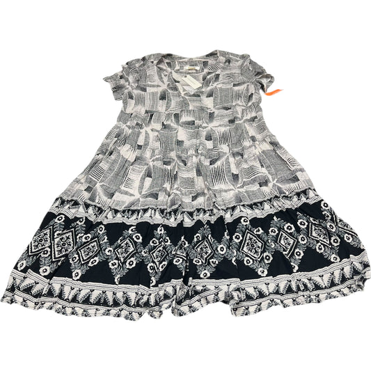 Dress Casual Short By Maeve In Black & White, Size: Xs