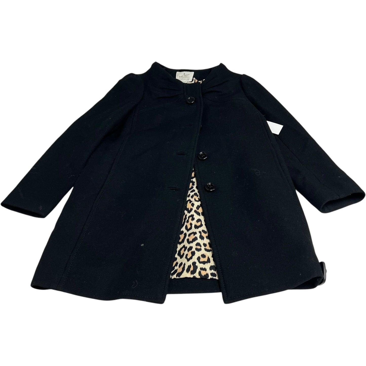 Coat Designer By Kate Spade In Black, Size: M