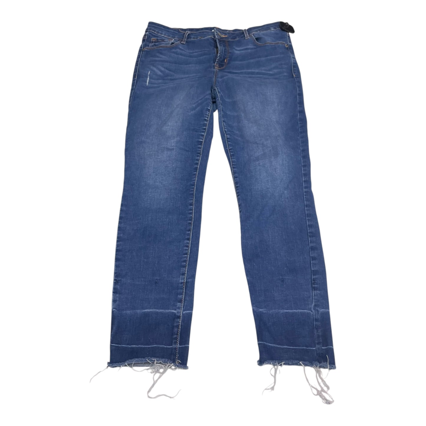 Jeans Skinny By Old Navy In Blue Denim, Size: 12