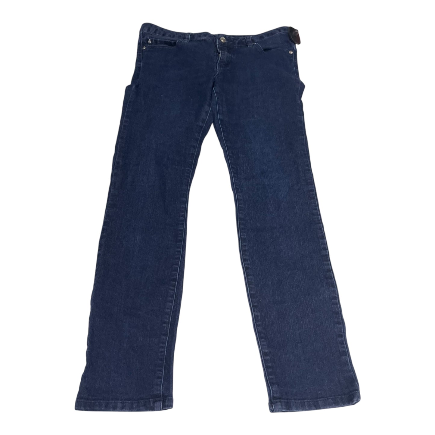 Jeans Skinny By Michael By Michael Kors In Blue Denim, Size: 8