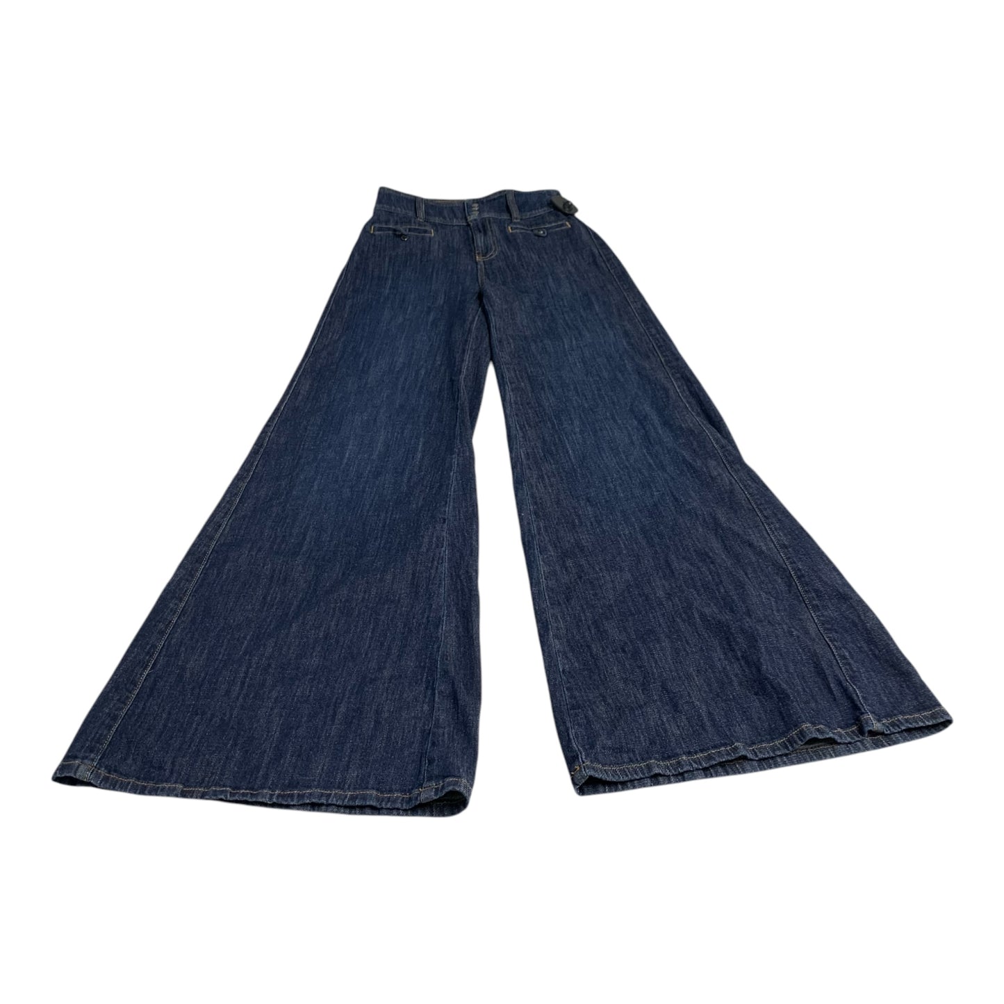 Jeans Wide Leg By Pilcro In Blue Denim, Size: 2