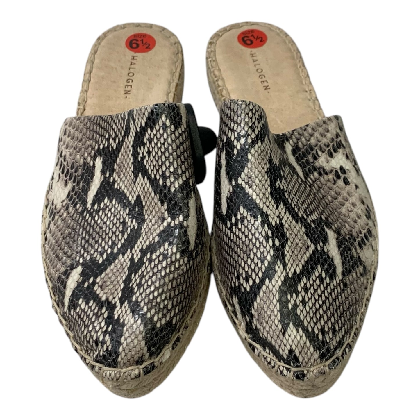 Shoes Flats By Halogen In Snakeskin Print, Size: 6.5