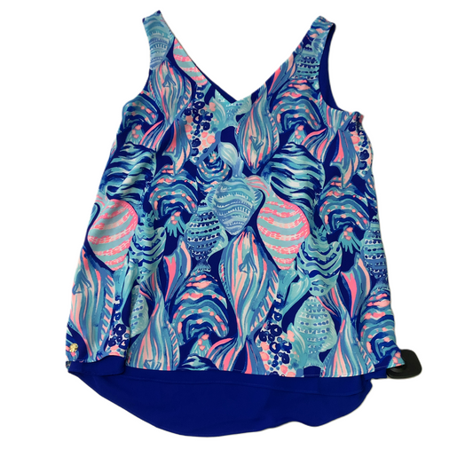 Blue  Top Sleeveless Designer By Lilly Pulitzer  Size: Xs