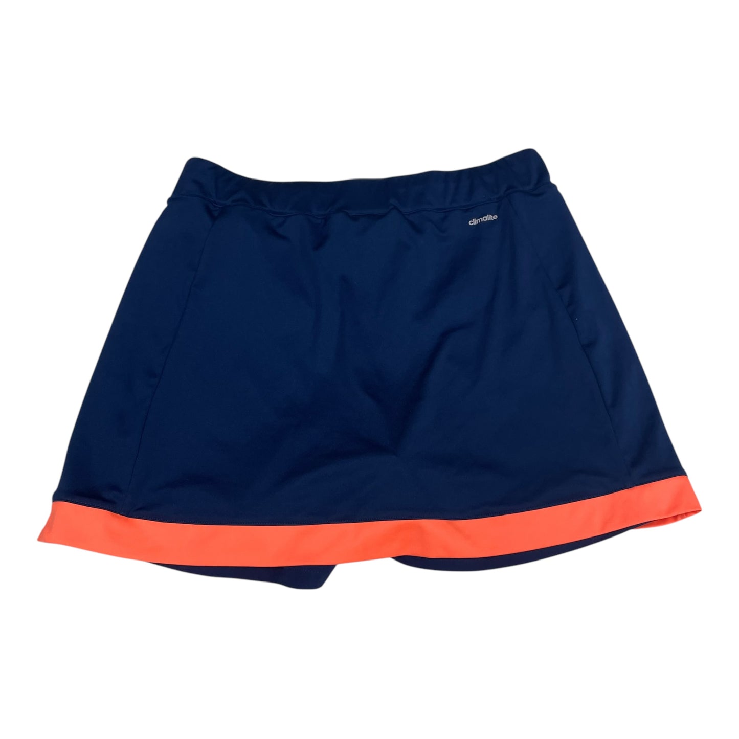 Athletic Skort By Adidas In Blue, Size: Xl