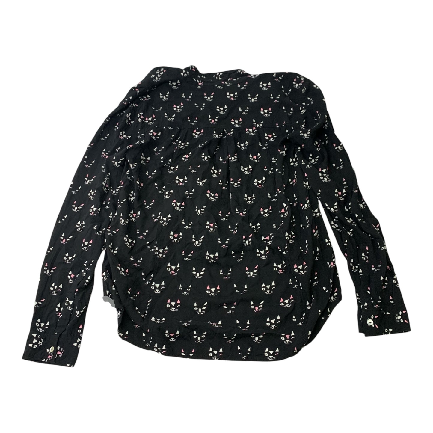 Top Long Sleeve By Maeve In Black, Size: M