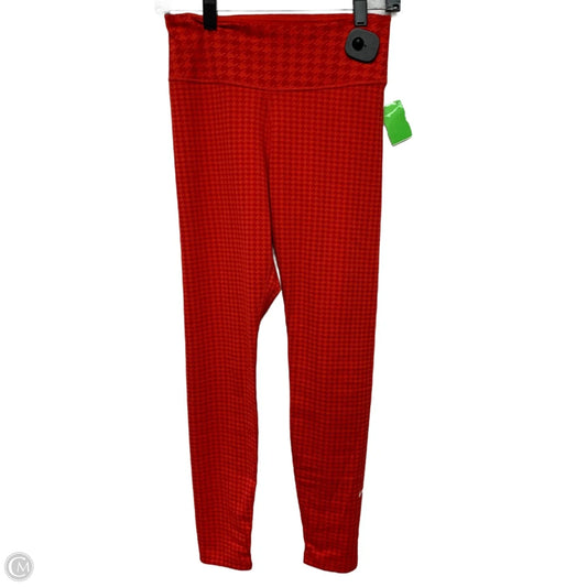 Athletic Leggings By Nike Apparel In Red, Size: S