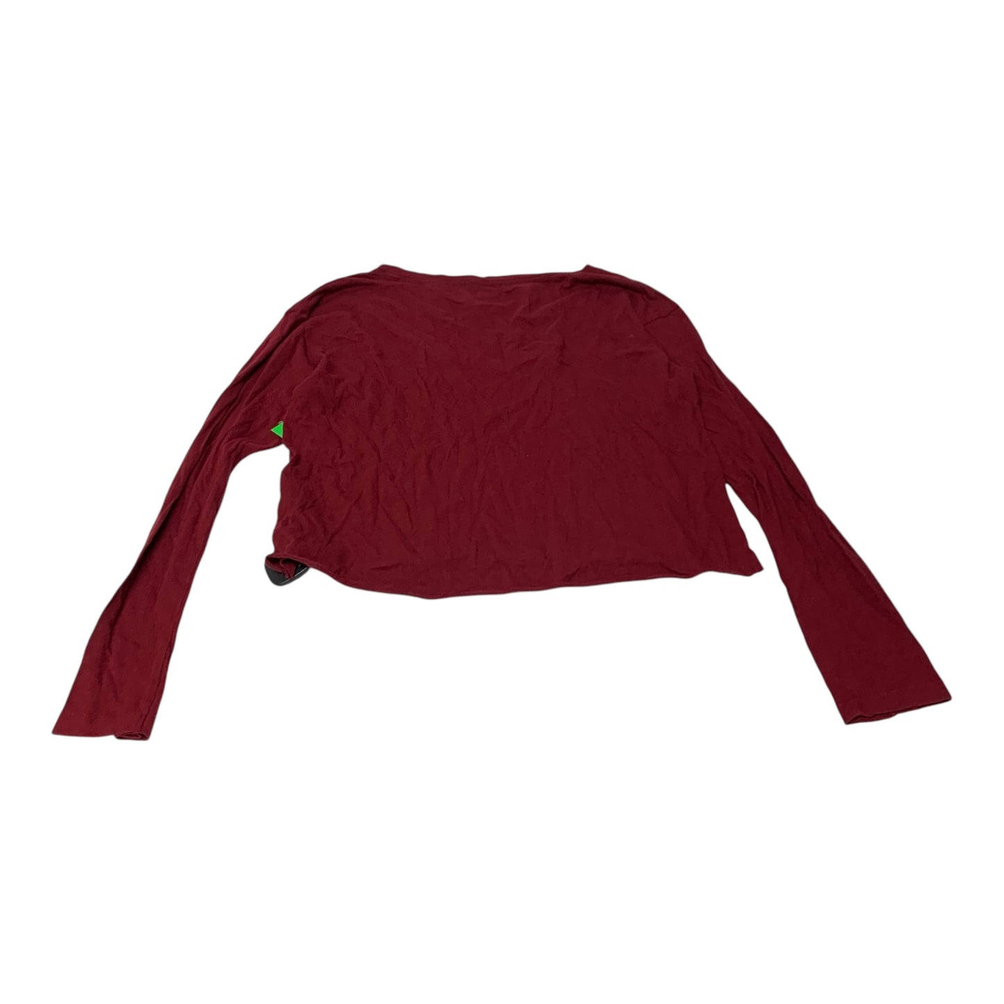 Top Long Sleeve By Pink In Red, Size: Xs