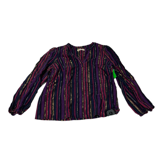 Top Long Sleeve By Marine Layer In Purple, Size: S