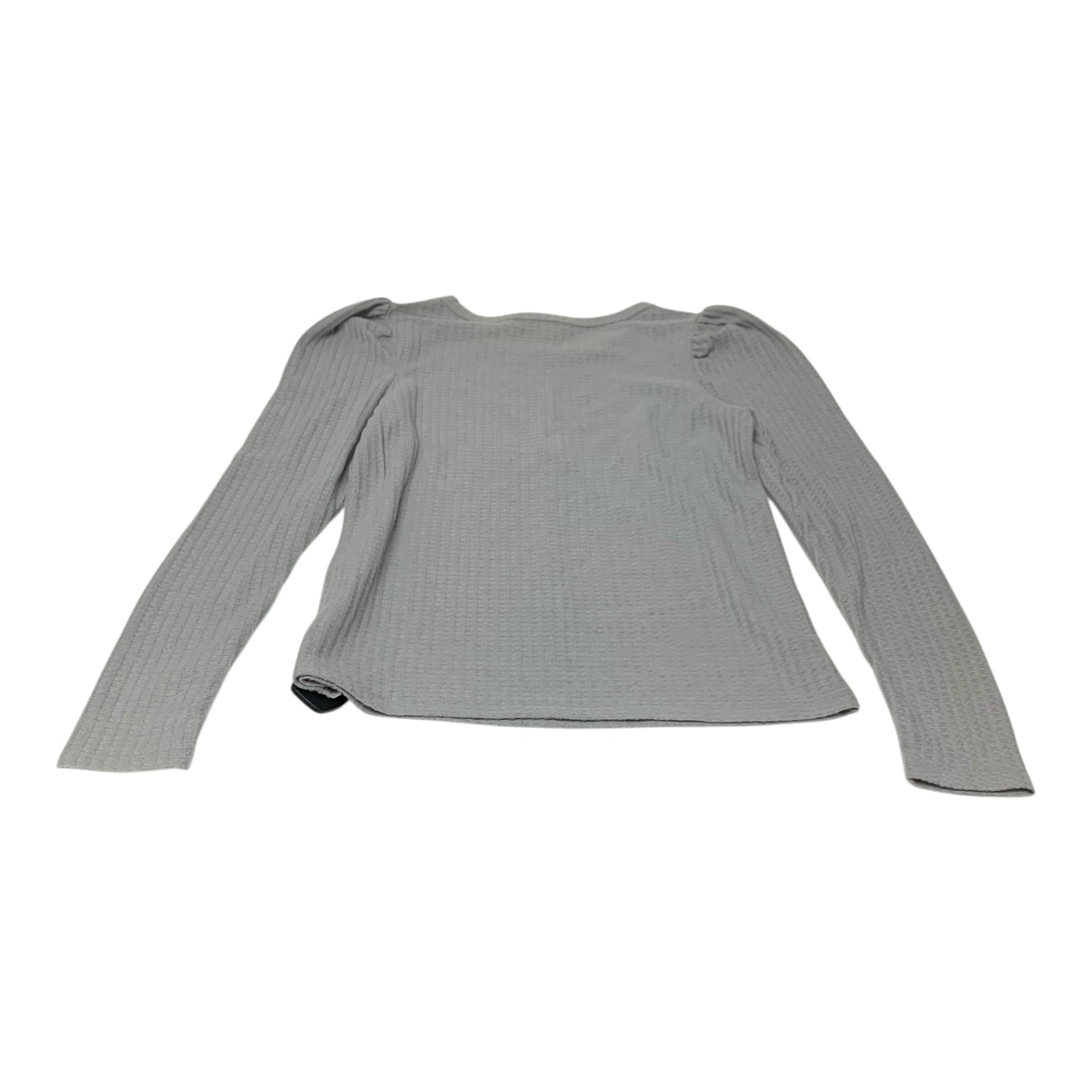 Top Long Sleeve By Philosophy In Grey, Size: M