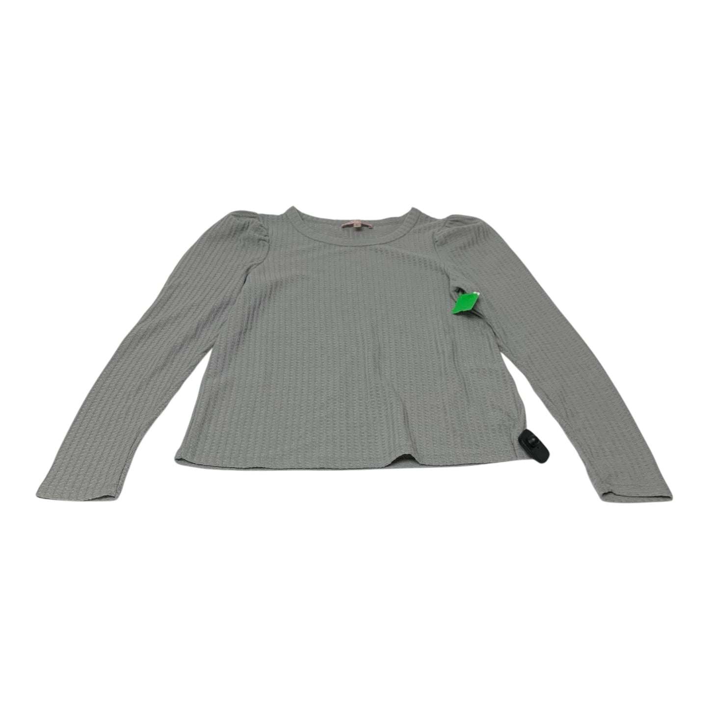 Top Long Sleeve By Philosophy In Grey, Size: M