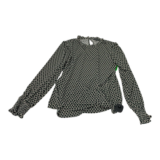 Top Long Sleeve By Adrianna Papell In Green, Size: M