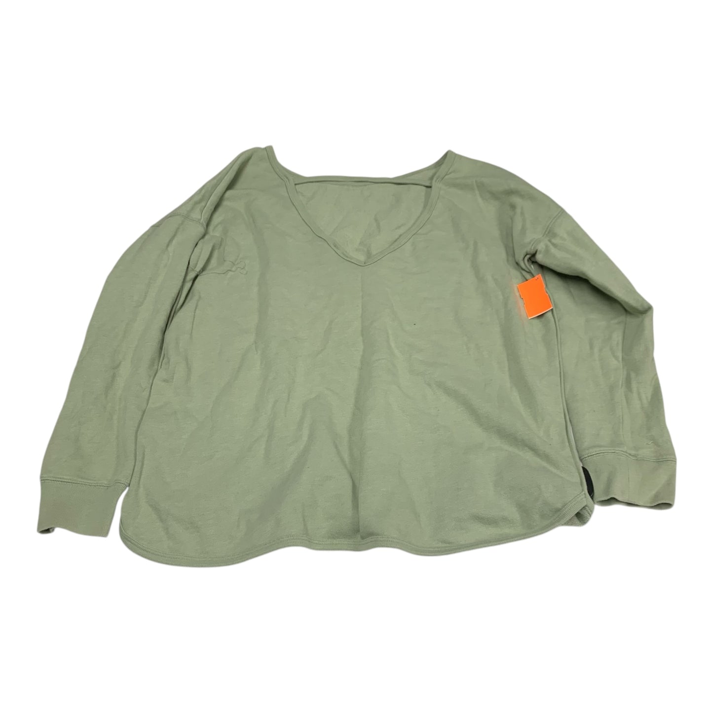 Top Long Sleeve By Gap In Green, Size: L