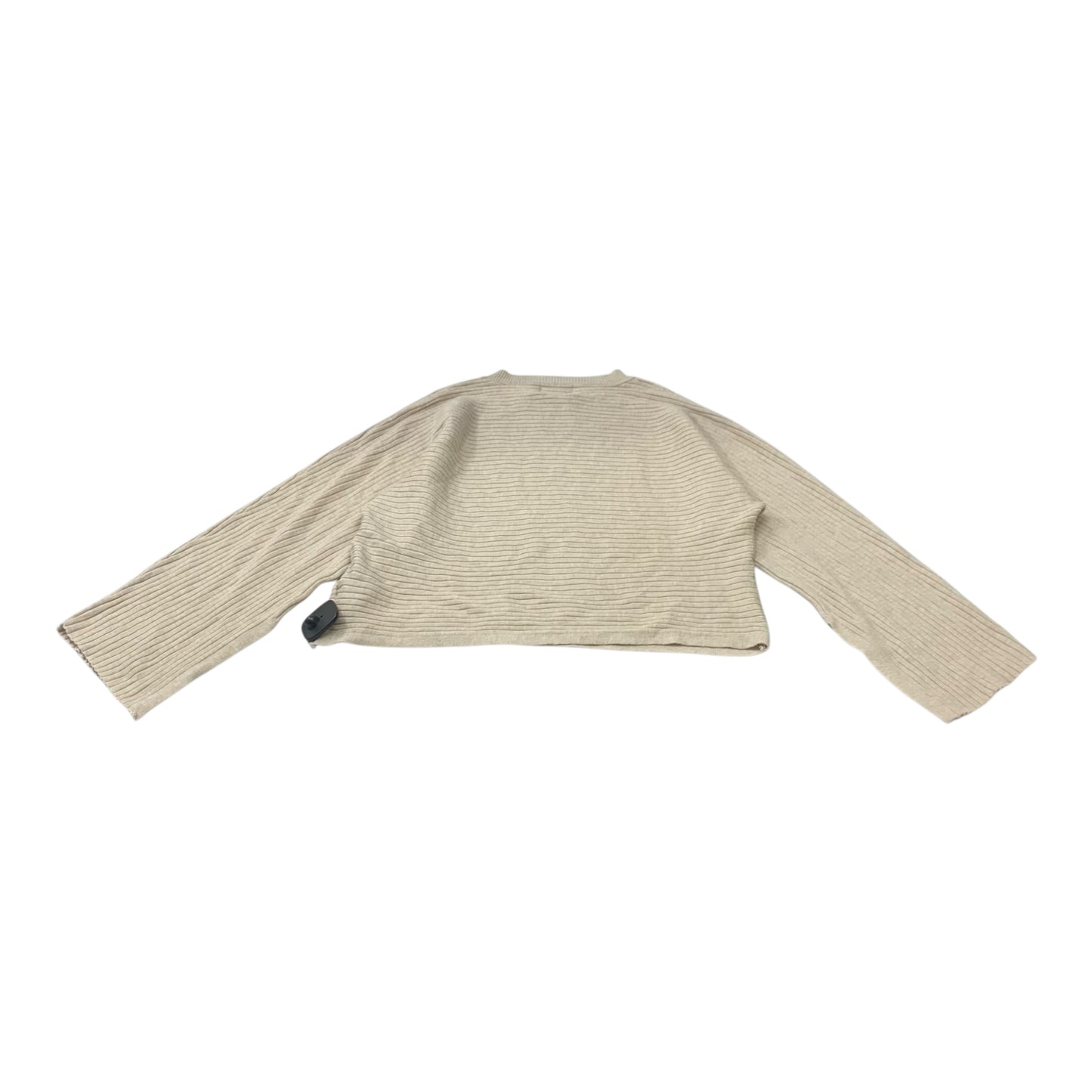 Top Long Sleeve By Pink Rose In Beige, Size: L