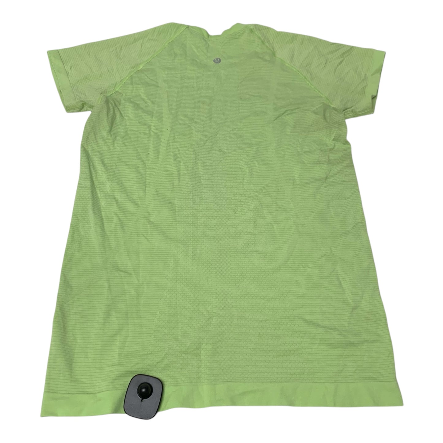 Athletic Top Short Sleeve By Lululemon In Green, Size: S