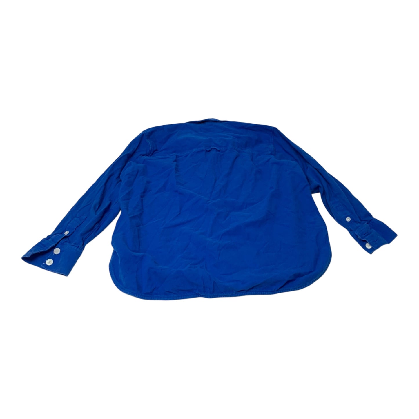 Top Long Sleeve By Everlane In Blue, Size: M