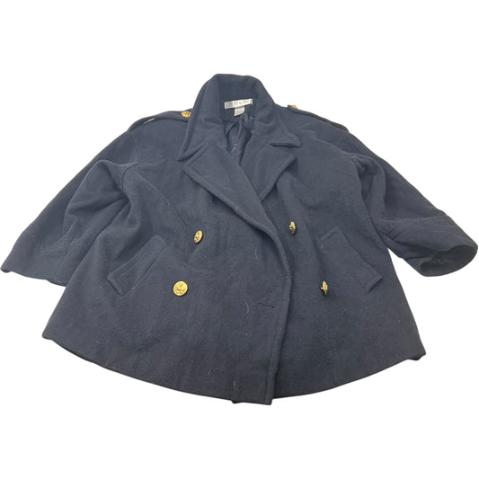 Coat Peacoat By Limited In Navy, Size: S