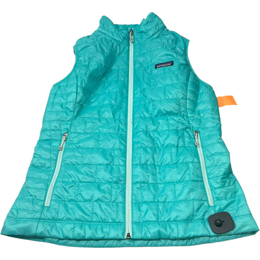 Vest Puffer & Quilted By Patagonia In Blue, Size: M