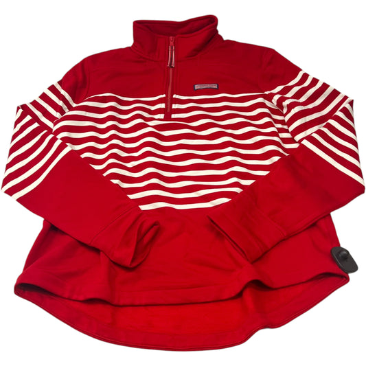 Sweatshirt Collar By Vineyard Vines In Red, Size: M