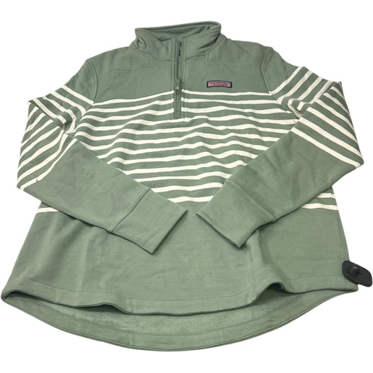 Sweatshirt Collar By Vineyard Vines In Green, Size: M