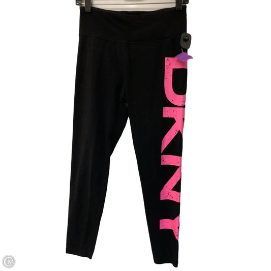Athletic Leggings Capris By Dkny In Black, Size: M