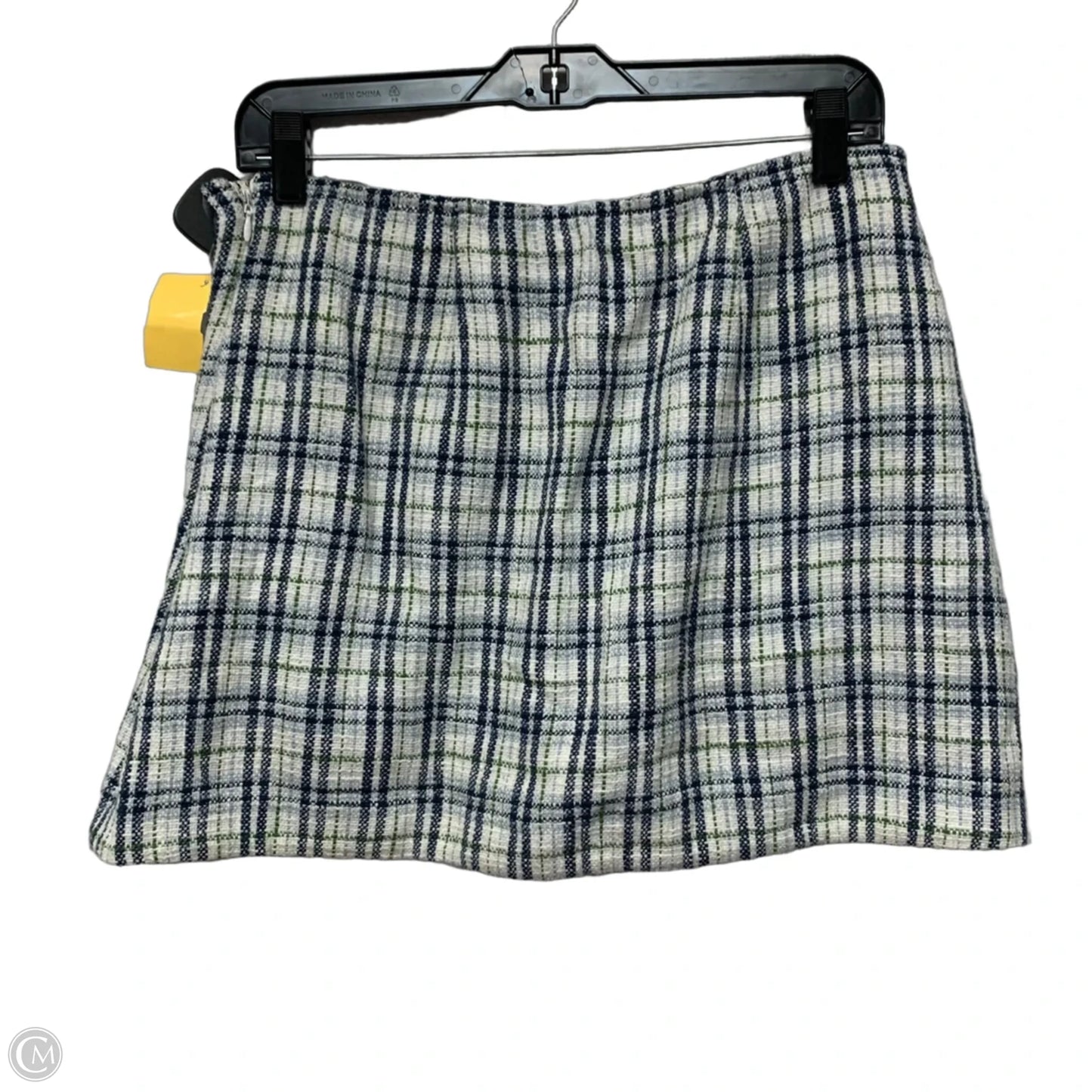 Skirt Mini & Short By Abercrombie And Fitch In Plaid Pattern, Size: M