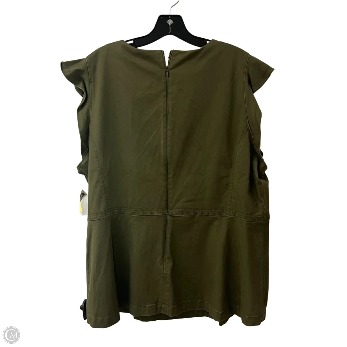 Top Sleeveless By Lane Bryant In Green, Size: 3x