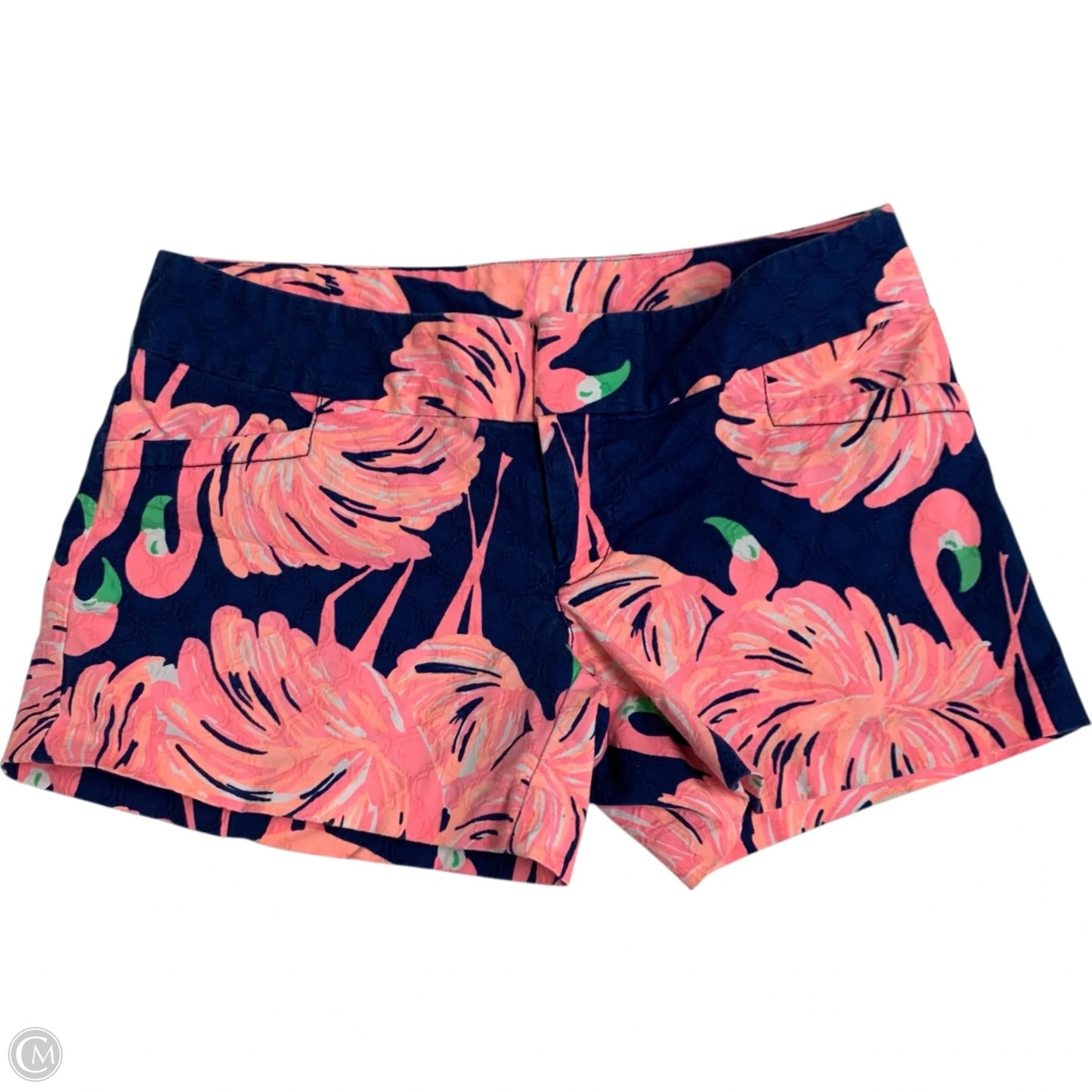 Shorts Designer By Lilly Pulitzer In Blue & Pink, Size: 0