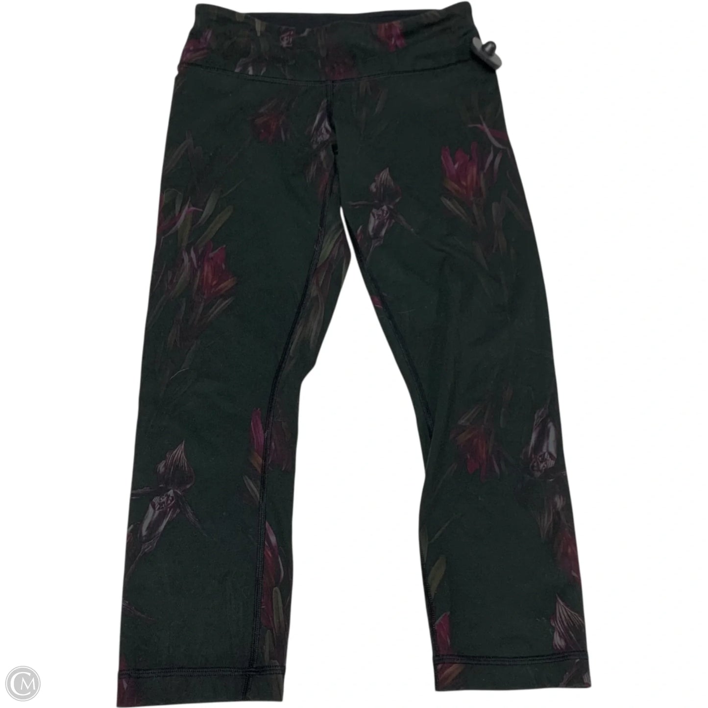 Athletic Leggings Capris By Lululemon In Green, Size: S