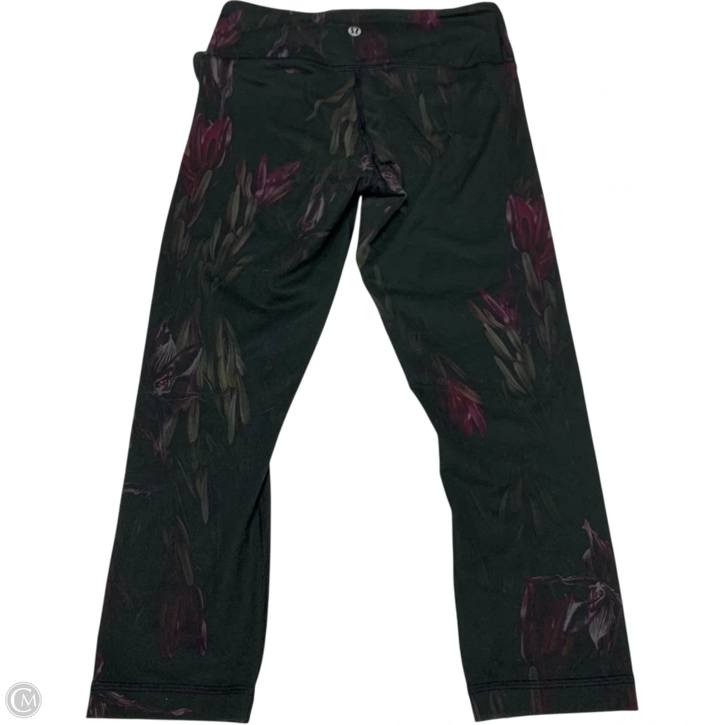 Athletic Leggings Capris By Lululemon In Green, Size: S