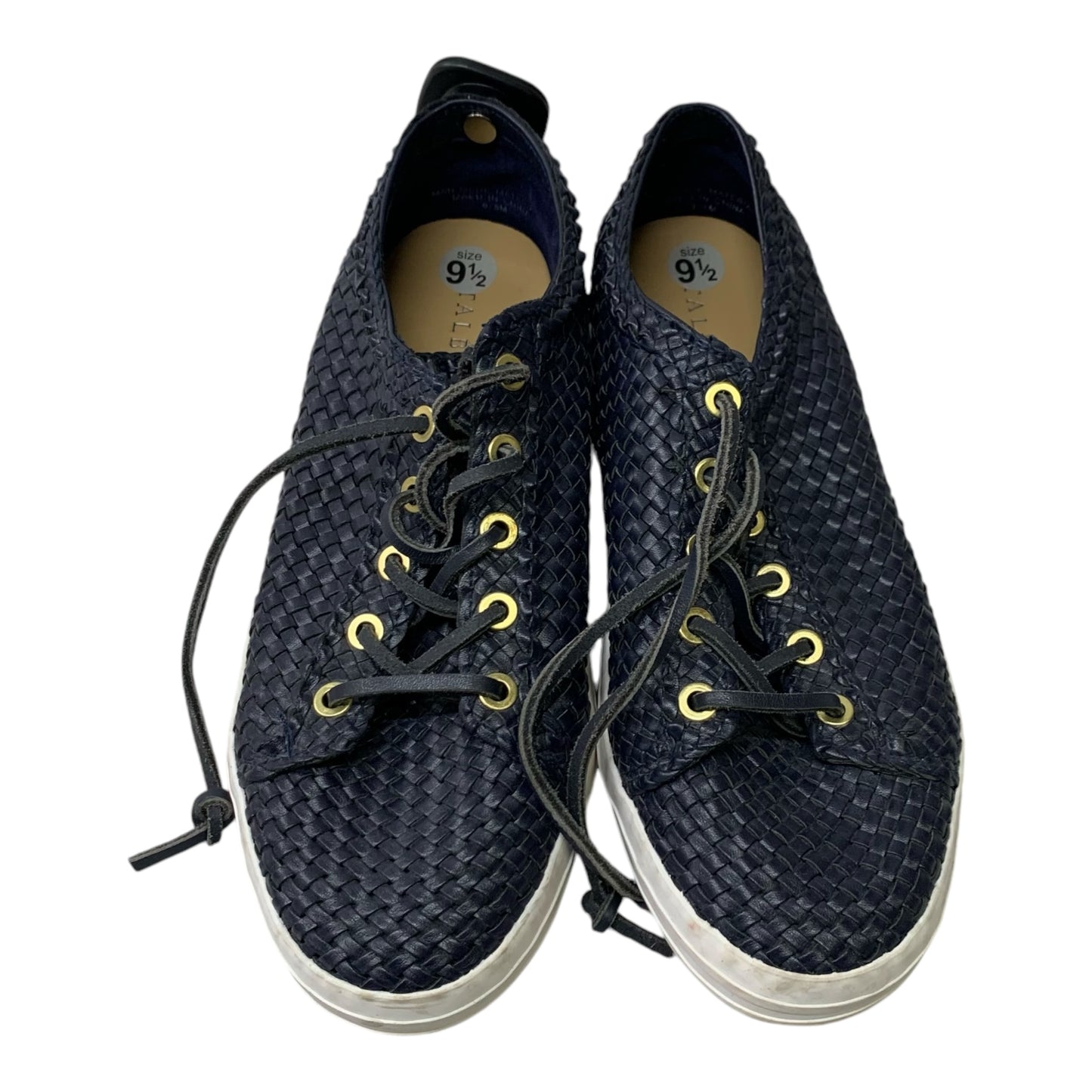 Shoes Sneakers By Talbots In Navy, Size: 9.5