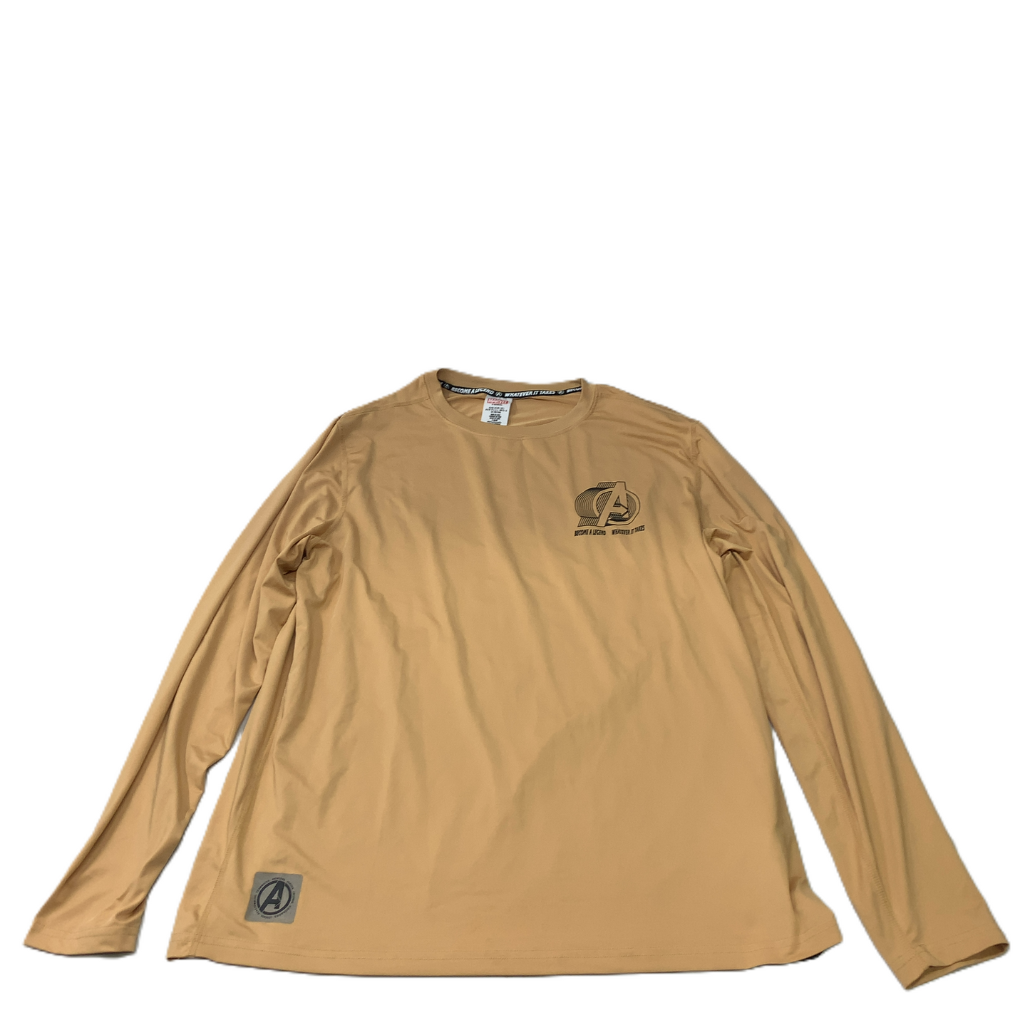 Tan  Top Long Sleeve By Clothes Mentor  Size: L