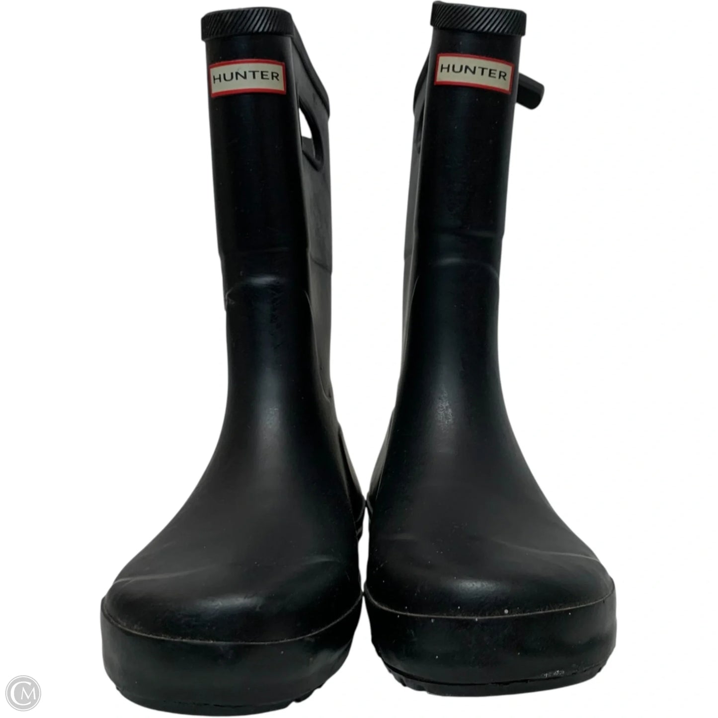 Boots Designer By Hunter In Black, Size: 5