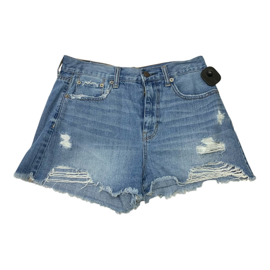 Shorts By American Eagle In Blue Denim, Size: 4