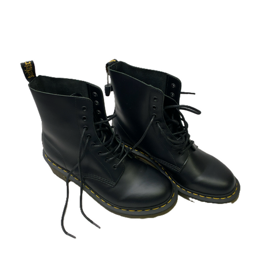 Black  Boots Designer By Dr Martens  Size: 10