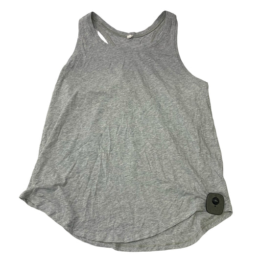 Athletic Tank Top By Lululemon In Grey, Size: M