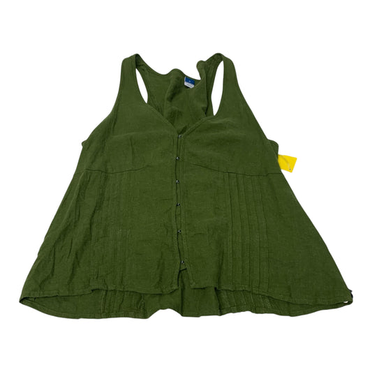 Top Sleeveless By Old Navy In Green, Size: M