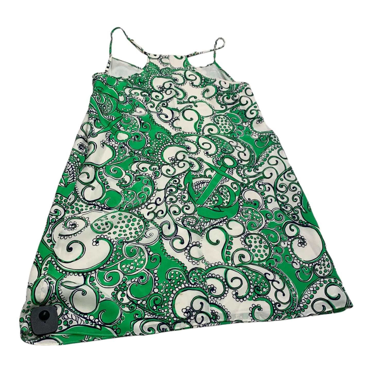 Dress Designer By Lilly Pulitzer In Green & White, Size: L