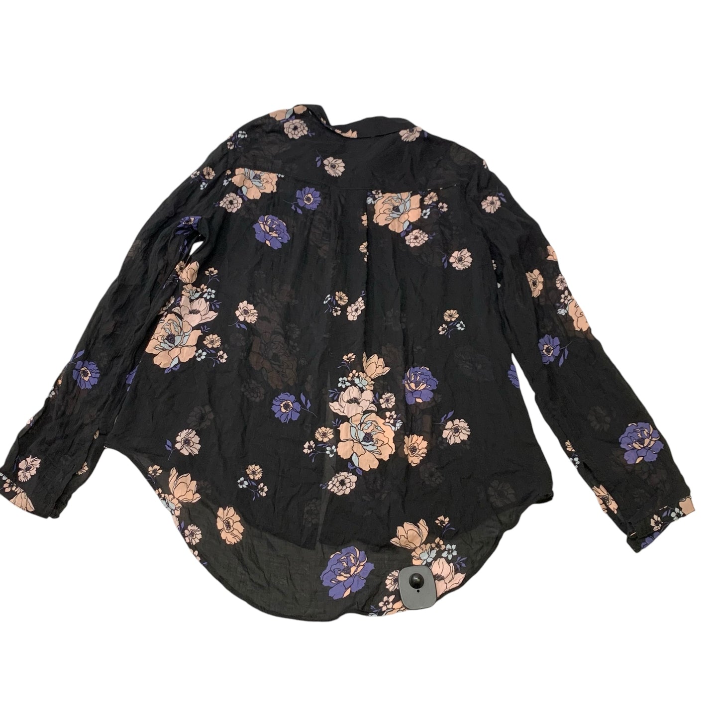 Blouse Long Sleeve By Cloth & Stone In Black, Size: M